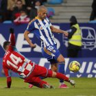 Yuri da Souza de la SD Ponferradina durante el partido de la Liga Smartbank 22-23  Segunda División.