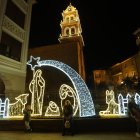Encendido lunces navideñas en Ponferrada.