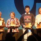 Mercedes Martínez, Carmen González, Martín Guzmán Alaiz y María Rosa Ibáñez.