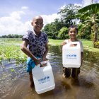 Niños con ayuda de Unicef.