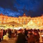 Imagen de archivo de un mercado de Navidad en Alemania.