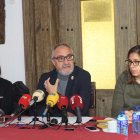 Olegario Ramón ofreció una rueda de prensa junto a su equipo para hacer balance del año 2024 en el Ayuntamiento de Ponferrada