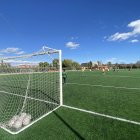 El campo de fútbol principal de La Palomera en el que se disputó el partido.
