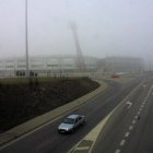 La niebla se ha dejado sentir esta mañana en León.