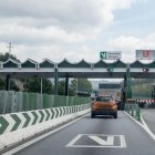 Peaje de la autopista portuguesa A3, que conecta Minho con la costa del Duero.