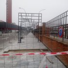 Obra del pasillo intermodal