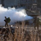 La cifra total de muertos en la devastada Franja de Gaza se elevó este sábado a 45.717 y la de heridos a 108.856 desde el inicio de la guerra, informó el Ministerio de Sanidad del enclave, controlado por Hamás. EFE/Ejército israelí  *****SOLO USO EDITORIAL/SOLO DISPONIBLE PARA ILUSTRAR LA NOTICIA QUE ACOMPAÑA (CRÉDITO OBLIGATORIO) *****