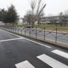 Valla en la prolongación de Fernández Ladreda a la avenida de Portugal.