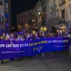 Manifestación convocada por la Plataforma 8M Toledo con motivo del Día Internacional de la Eliminación de la Violencia contra la Mujer. EFE/Ángeles Visdómine