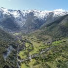 Vista de las montañas que se verían afectadas por los parques eólicos de Repsol.