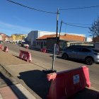 Obras del Plan de Acerado en San Andrés del Rabanedo.