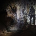 La sima de las perlas, en la cueva de Valporquero.