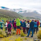 Imagen de una de las actividades divulgativas organizada por la Reserva de la Biosfera de Ancares.