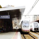 Imagen de archivo de la estación de Renfe en Ponferrada, que lleva sin grandes obras desde hace 40 años.