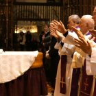 Funeral del canónigo de la Catedral de León Manuel Pérez.