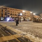 Nieve en León.