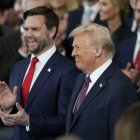 Donald Trump y el vicepresidente JD Vance el día de la investidura.