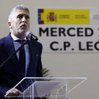 Marlaska ya estuvo en León con ocasión de los actos de la patrona de Prisiones, que se celebraron en Villahierro.
