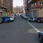 Tramo de la calle que permanecerá cortado en la mañana de este martes.
