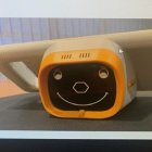La cara del aparato es cómica para una máquina con funciones muy seras