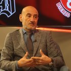 Vicente Mirón, en el transcurso de la entrevista.