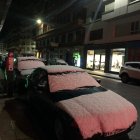 La nieve ha llegado a la capital leobnesa