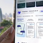 A woman unloads the DeepSeek app on her smartphone in Bangkok, Thailand, 28 January 2024. The sudden popularity of China's DeepSeek in the artificial intelligence market has become a threat to semiconductor maker Nvidia, whose shares plunged 17% on Monday, wiping out nearly 600 billion dollars in market capitalization. DeepSeek rocketed to the number one spot in app stores around the world over the weekend, surpassing US-based AI chatbot ChatGPT thanks to an innovative commitment to open source and low cost. EFE/ Brian Bujalance