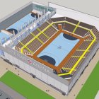 Recreación de lo que iba a ser el 'Ademar Arena'.