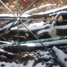 Incendio de dos inmuebles en Villar de Montes.