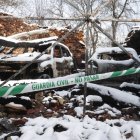 Incendio de dos inmuebles en Villar de Montes.