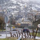 Nieve en la localidad de Villablino.