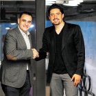 José Miguel González con Álex Fernández, uno de los artistas cuya carrera relanzará al frente de la dirección general de DBM Music