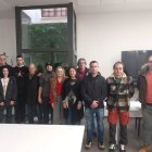 Foto de familia de la bienvenida al programa de Cuadros.