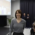 La ministra de Ciencia, Innovación y Universidades, Diana Morant (3d), participa en la presentación del informe 'Participación de las científicas como fuentes expertas en los medios: motivaciones y obstáculos', de la Fundación Española para la Ciencia y la Tecnología (Fecyt), este martes en el Círculo de Bellas Artes de Madrid. EFE/ Rodrigo Jimenez