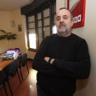 Ursicino Sánchez, en la sede de Comisiones Obreras en Ponferrada.