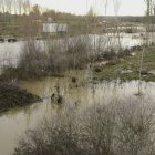 Situación del Cea a su paso por Villaverde de Argayos la semana pasada.