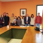 Los candidatos admitidos para el programa de formación sobre zonas verdes en Valdevimbre.