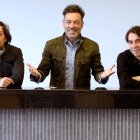 Los hermanos Óscar, Manolo y Raúl Quijano.