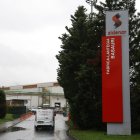 Entrada a la planta de Sidenor en Basauri.