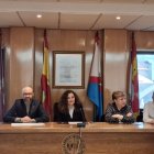 El subdelegado del Gobierno y la alcaldesa, en la reunión.