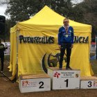 José Antonio Serrano con su medalla de oro del Autonómico.