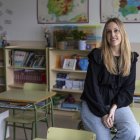 Ana María Manzano, en su clase en un colegio de Toledo.