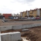 Se está ejecutando las obras de los cimientos de la residencia de Gradefes.
