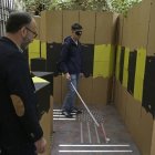 Una demostración de accesibilidad para personas con discapacidad visual.