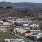 Zona más antigua del polígono industrial de Bembibre.