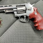 Pistola incautada por la policía.