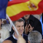 Alberto Núñez Feijóo en el primer aniversario de la victoria electoral de Rueda.