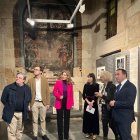 Presentación de la Asociación de Amigos y Amigas de la Filmoteca de Castilla y León con Mar Sancho en el centro de la imagen.