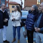 Alejandro Fernández, Ester Muñoz, Asunción Mayo y José Luis Nieto, antes del encuentro.