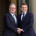 Emmanuel Macron y Keir Starmer. TERESA SUÁREZ